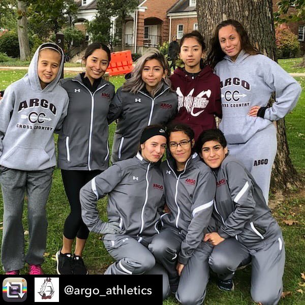 argohs217's tweet photo. The Girls Cross Country team qualified for the IHSA Sectionals, with Abby Lopez leading the team by finishing in 2nd place. Dorian Gradzke, Scott Beveridge and Leo Esparza qualified as individuals for boys. Congratulations to all! #argopride #argocc https://t.co/VYD5nprlqC
