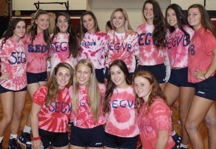 segvvb's tweet photo. Some of SEGVB in their home made pep rally 2018-2019 shirts! Let’s gooooo East!! https://t.co/FT5yAhm3pn