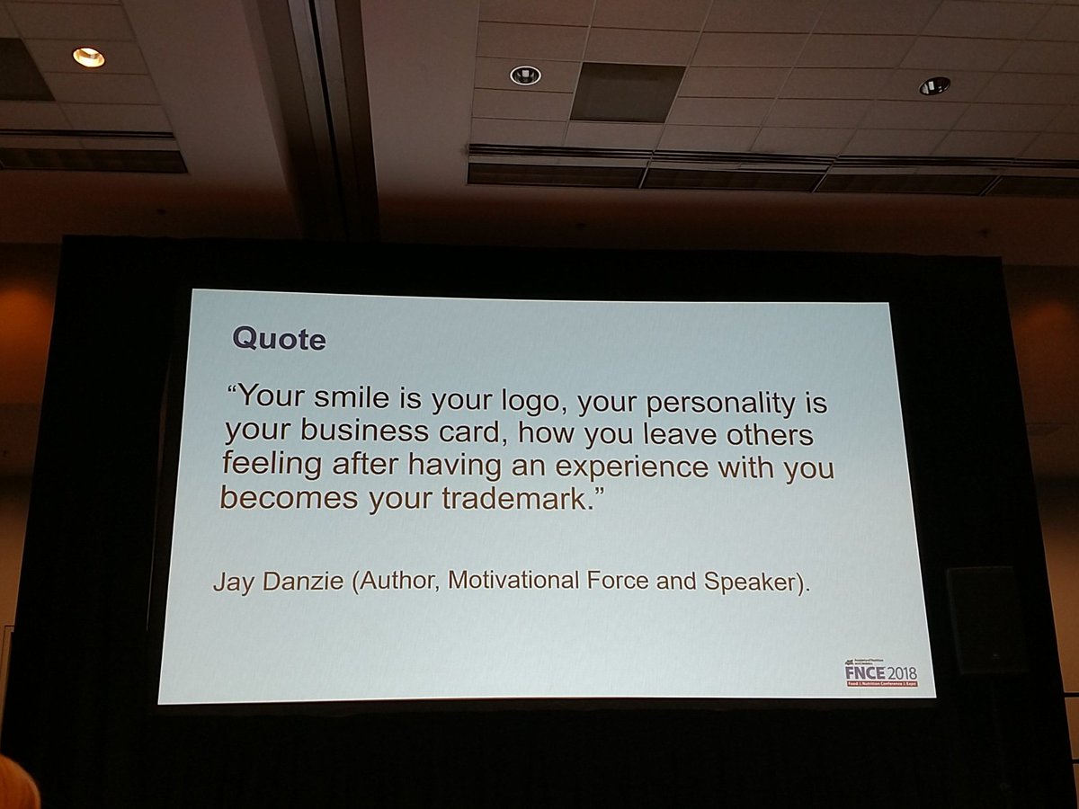 Inspiration early in the morning from #fnce