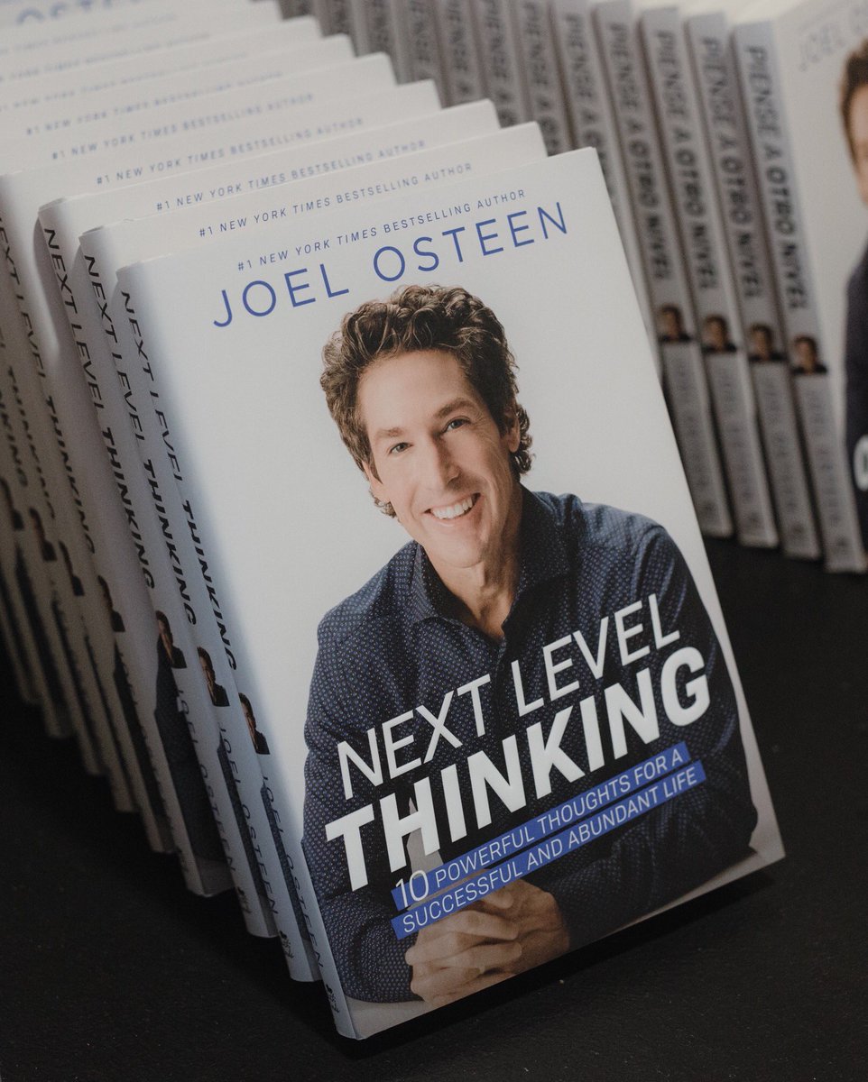 lakewoodchurch's tweet image. Get your copy of Pastor @JoelOsteen’s new book, Next Level Thinking, at the bookstore today! After each service Pastor Joel would love to meet you and sign your book. We can’t wait to see you!

#NextLevelThinking
#LakewoodChurch