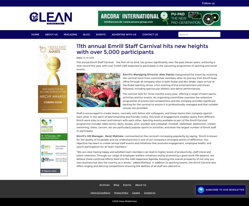 iHC_PR's tweet photo. Our client: @EmrillServices's annual staff carnival is expected to achieve a new record this year with over 5,000 staff expected to participate in the programme of sporting & social events, promoting employee health
Read more: https://t.co/dHS7J5ScHr
#ProudlyEmrill #Emrill #IHC https://t.co/wO2O0sDASh