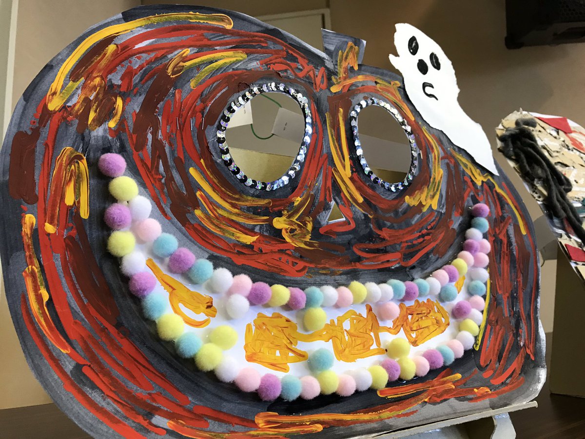 おばけお面づくりワークショップ