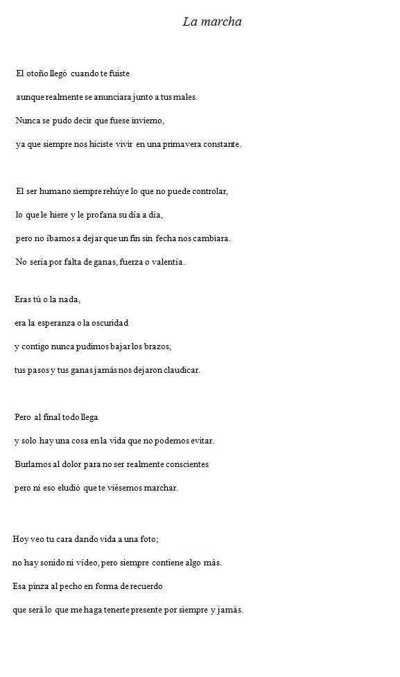 CarlosManuelRG's tweet photo. Mi segunda propuesta para el concurso de #poesia de @zendalibros sobre el #otoño: La marcha. Dedicado a mi gran amigo Enzo. https://t.co/zQHpeeV0ui