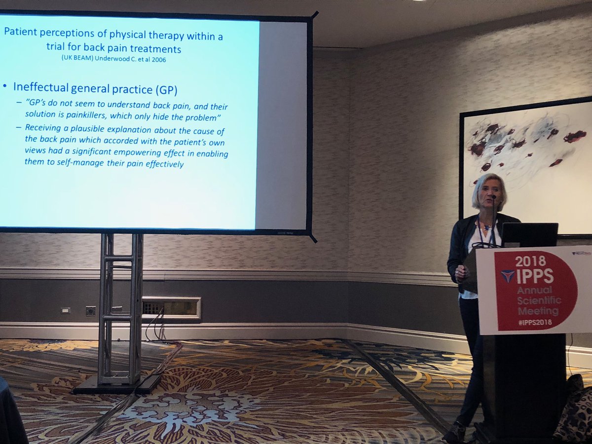 beyondbasicspt's tweet photo. Starting the morning off @PelvicPainOrg and Dr. Brit Stuge discussing how general physicians aren’t trained to differentially diagnosis low back pain and patients are being given opioids which don’t fix the problem. We need to find the cause. #IPPS2018 https://t.co/OBxVjZOA7D