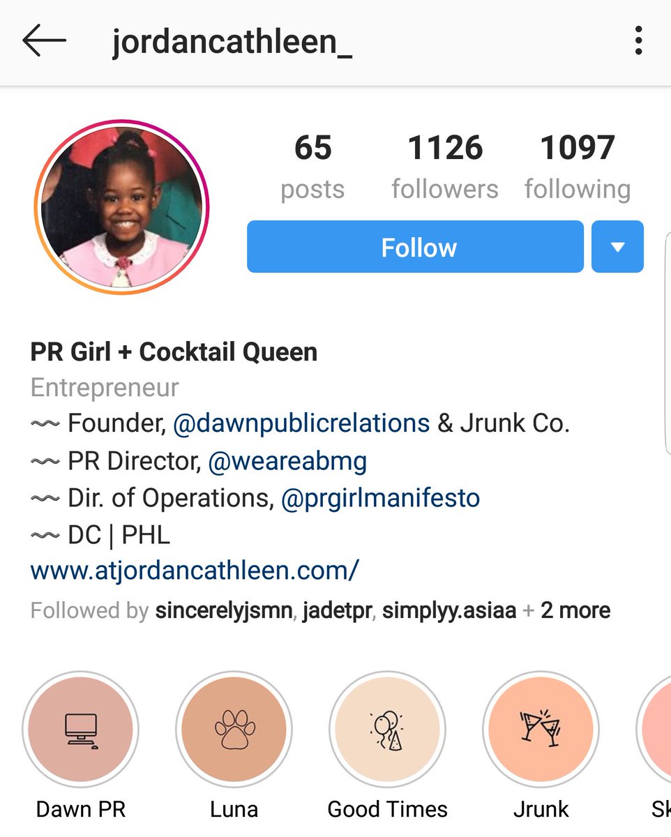 Jordan CathleenIG: Jordancathleen_EntrepreneurFounder of Dawn Public relationsPR director at We Are BMGDirector of Operations at PRGirlManifesto