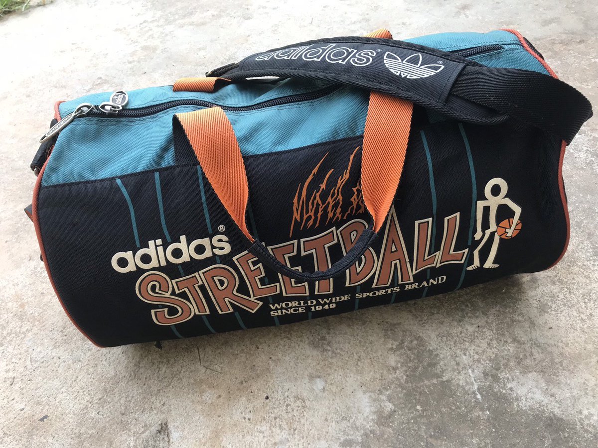 vintage adidas duffle bag