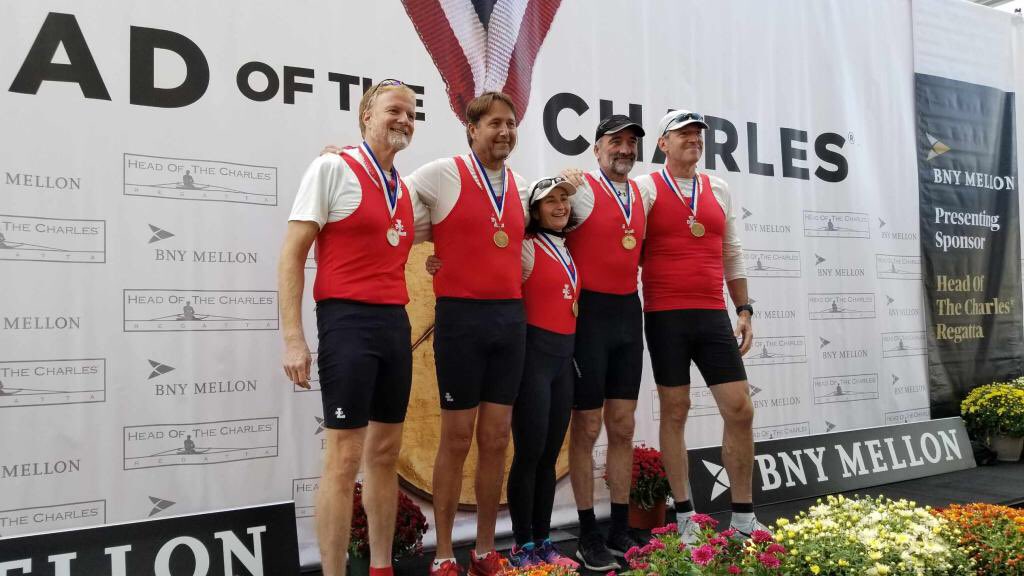 Way to go <a href="/LeanderRowing/">Leander Rowing</a> gold in the 50+ 4+
