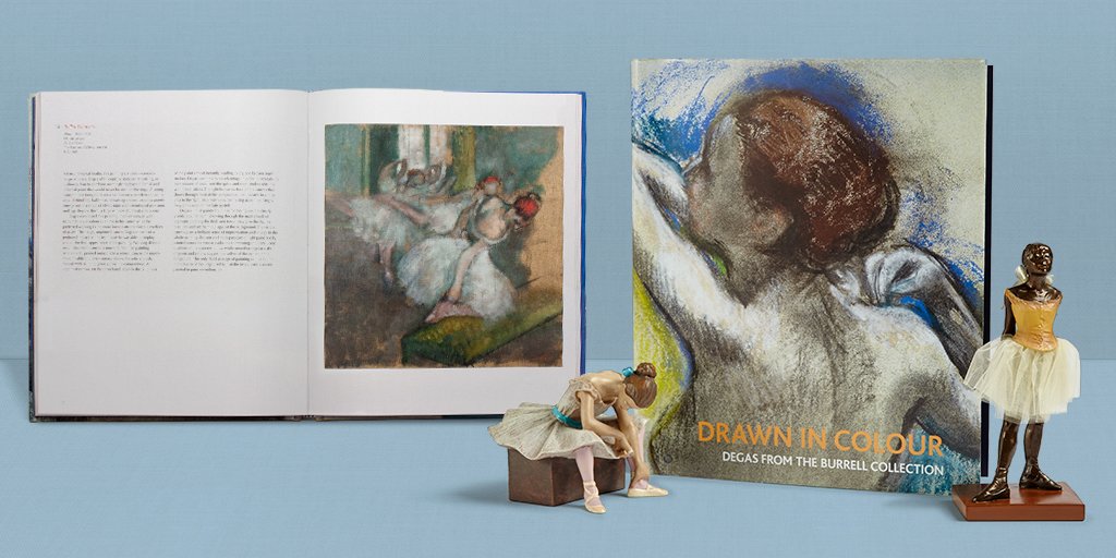 NationalGallery's tweet photo. #DidYouKnow Degas preferred to paint ballet dancers off stage? This allowed him to depict their vibrant stage costumes and their natural movements rather than the rehearsed choreography of the ballet. Learn more in our book of the month for only £10: https://t.co/8jVP2gFaIN https://t.co/41FKRSZKSw