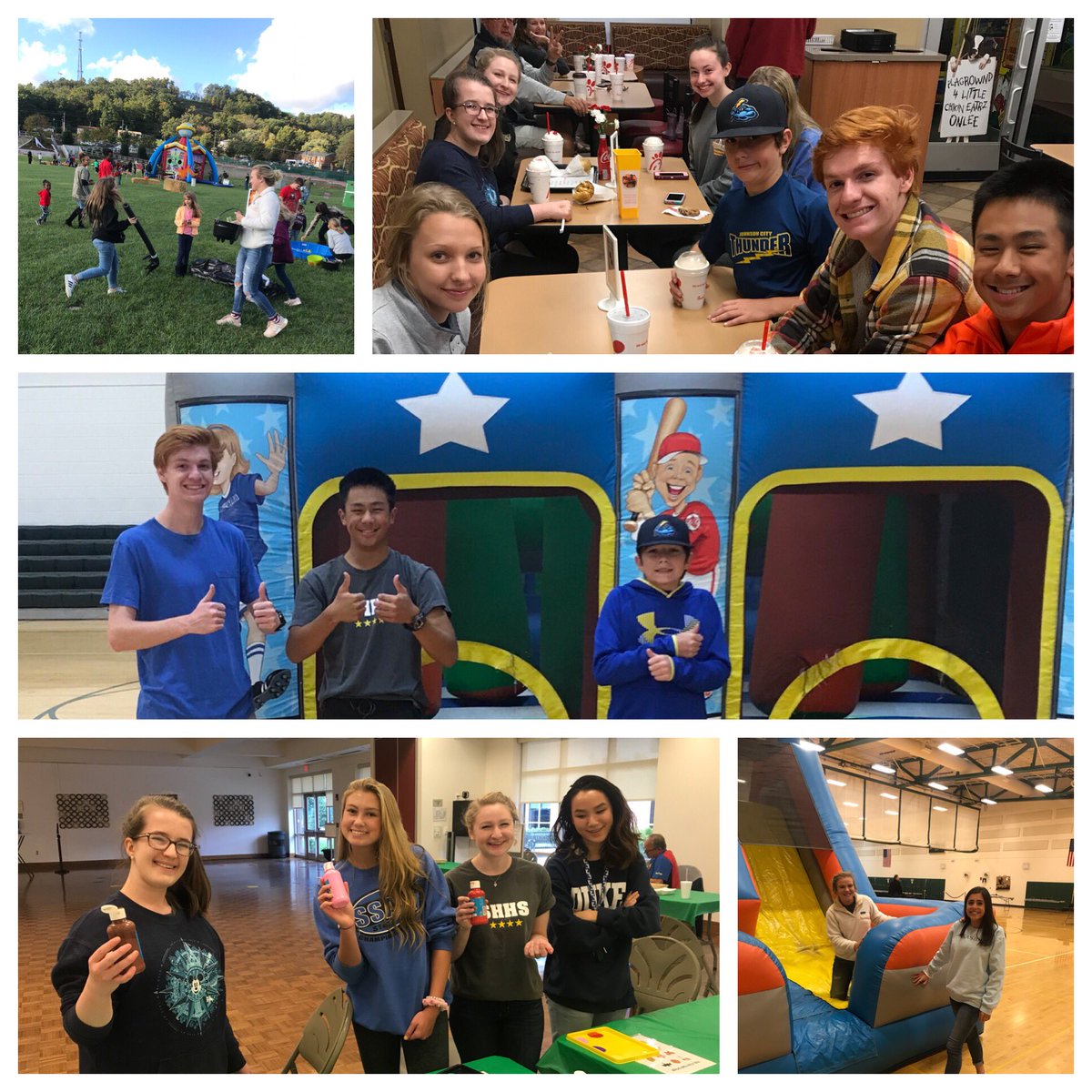 SHHSSGA's tweet photo. SGA volunteering at Spooky Halloween👻-27 teens giving their sat. time to help our community! Well deserved milkshakes afterwards! Proud of these TOPPERS🎩 https://t.co/4AOICG7tM3