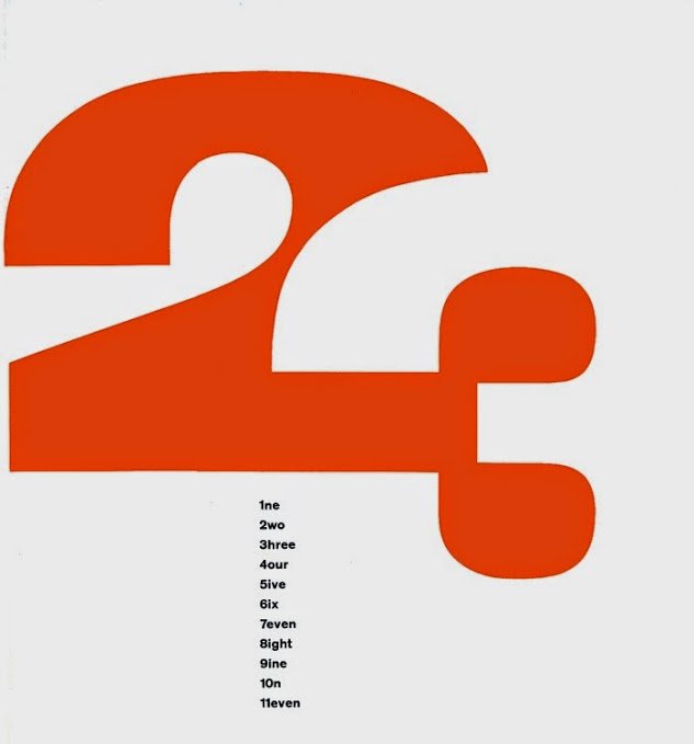RobertBrownjohn's tweet photo. 23 by BJ for That New York 1958 @DesignMuseum #fontsunday #modularfonts https://t.co/J6RgTM25zm https://t.co/DV6DM0NVC9
