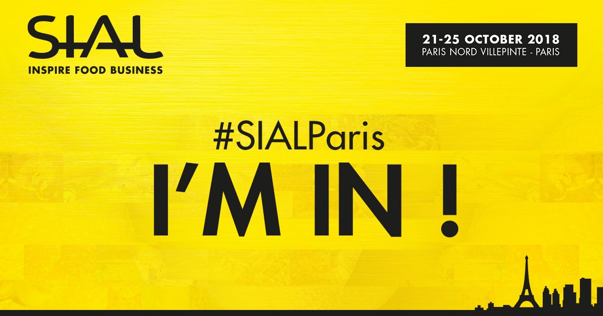 sial_paris's tweet photo. RT this post if your with us at #SIALParis today! https://t.co/zT90RHfGK1