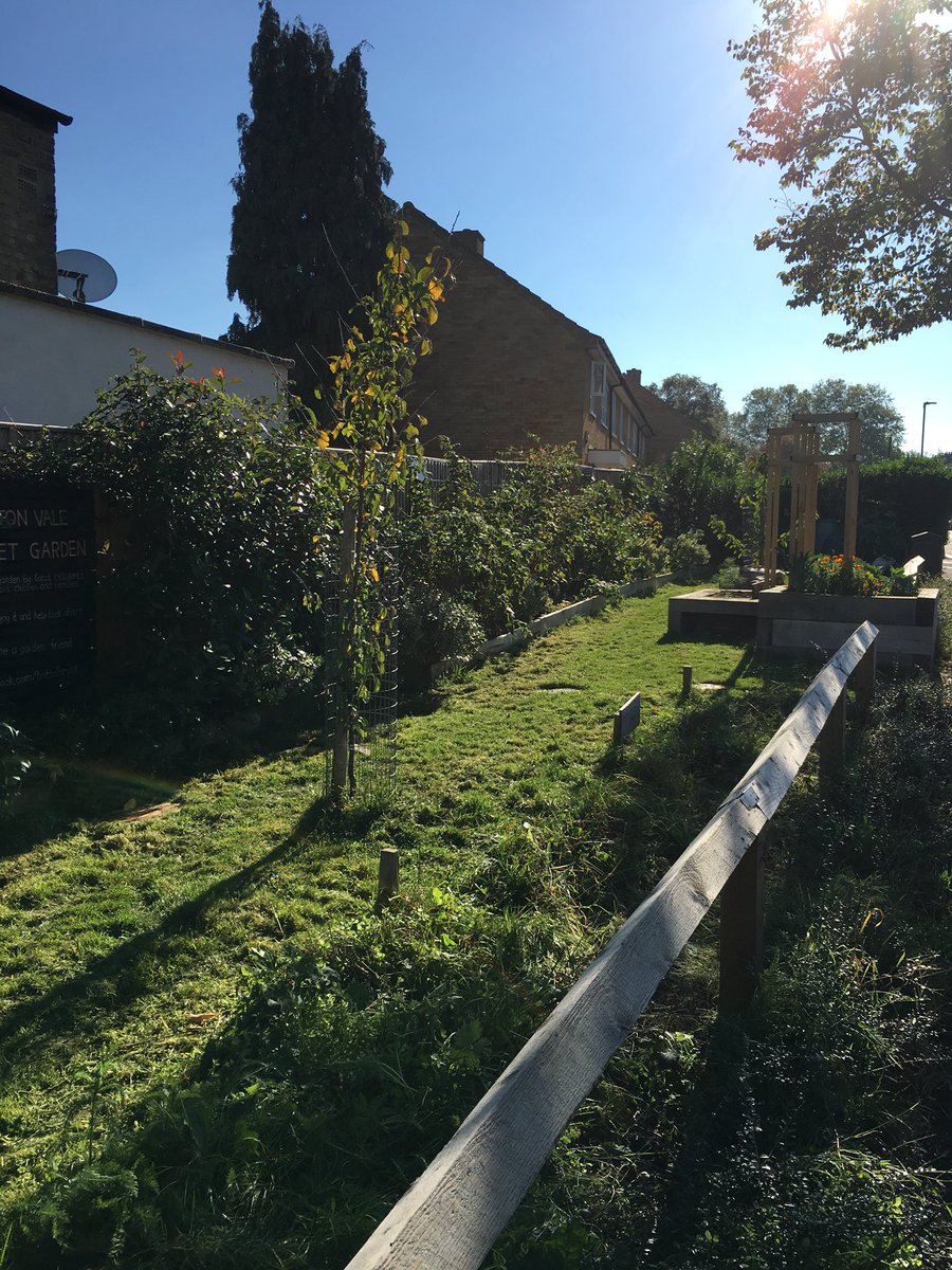 Ta-da! One Pocket Garden, post tidy. Not too tidy - lots of seedheads etc left in situ - but grass cut, beds weeded and climbers somewhat tamed : ) thanks to all those who lent a hand!