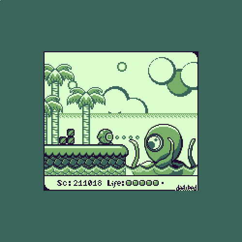 D44W33D's tweet photo. 👁‍🗨👁‍🗨👁‍🗨

#Eyeball versus Octopuss'Eyeball in a Game Boy mock-up Kirby Style for #pixel_dailies !

(Credit to @DidiGameBoy with #didi4 palette)

👁‍🗨👁‍🗨👁‍🗨

@Pixel_Dailies 
#aseprite #pixelart #apprentice #dotpict #ドット絵 #mockup #Gameboy #kirby https://t.co/RkcOB2upo1