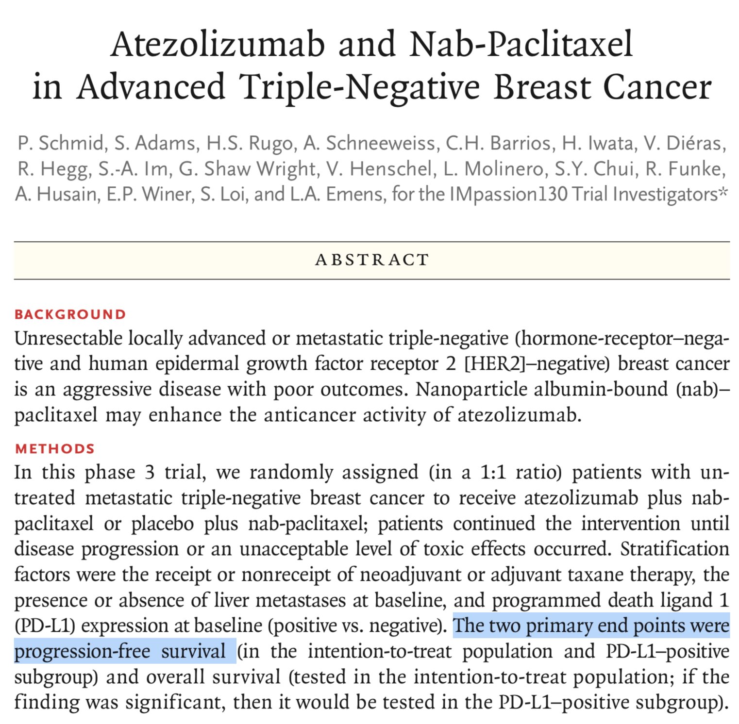 Eric Topol on Twitter "Many clinical trials have "coprimary endpoints