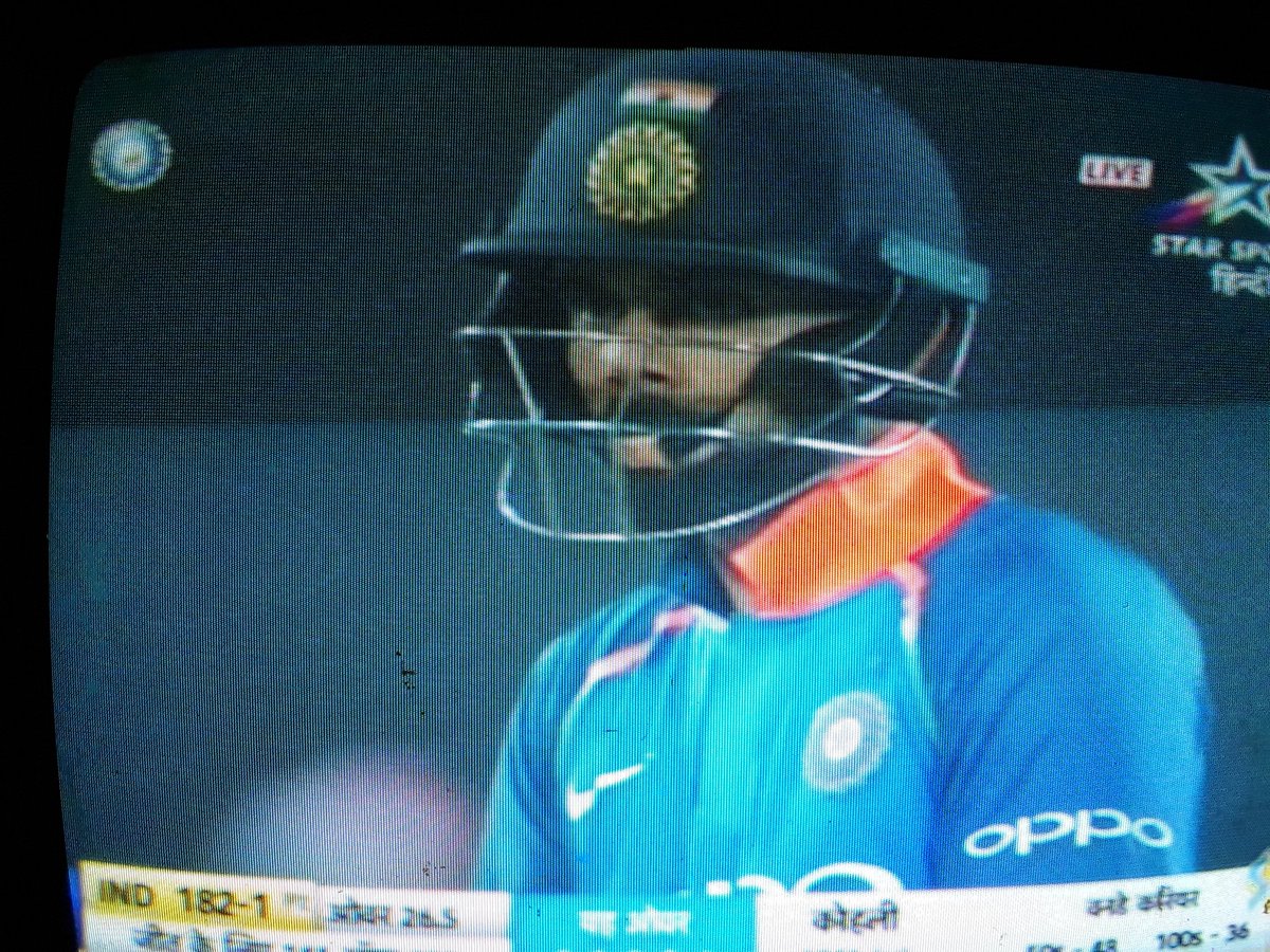 IamSSaw's tweet photo. #The_Chase_Master #The_Run_Mashine #The_Record_Tod_Kohli #King_Kohli congratulation to your 26th odi hundred 😎👌 #INDvWI https://t.co/pd0pdduQWu