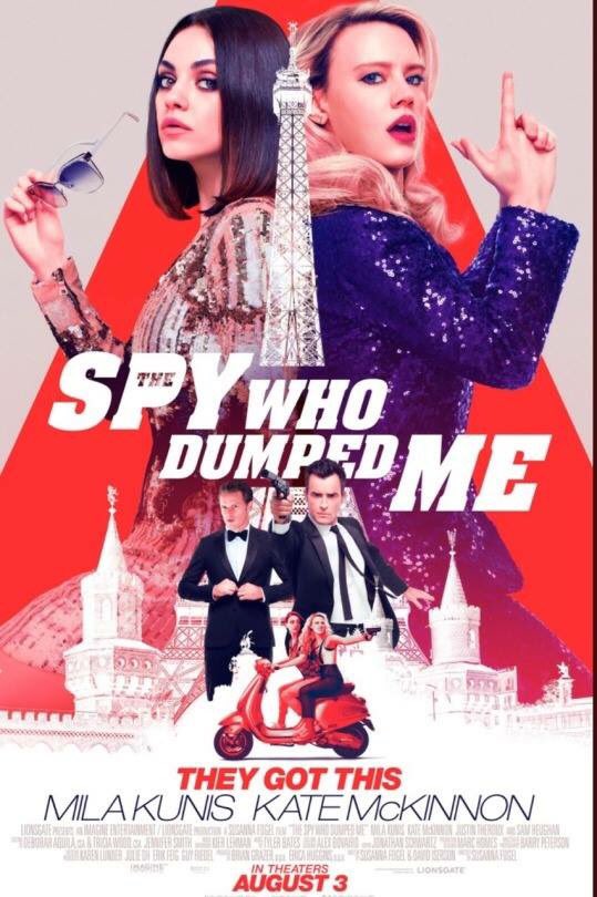 BoxofficeLibya's tweet photo. The spy who dumped me 2018 
تصنيف العمل:كوميدي 
تدور أحداث الفيلم حول (أودري) و(مورجان) وهما أفضل صديقتين في الثلاثين من عمرهما، يتورطان بشكل غير متوقع في مؤامرة دولية، عندما يظهر فجأة صديق أودري السابق في شقتهما مع فريق من القتلة السائرين على دربه. https://t.co/DLooUHcR0y