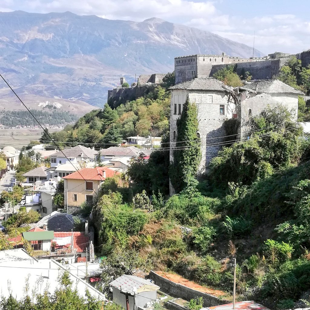 VagaBobTravel's tweet photo. #Gjirokastër - the less touristy Southern Albanian jewel of a mountain town
#gjirokaster #albania 
#mountaintown #panoramiclandscape
#authenticottoman #authenticallyintact 
#unescooldtown #oldtownbazaar
#gjirokastercastle #kalajaegjirokastrës #formidablefortress #visitworthy https://t.co/2TONJ4f9pq