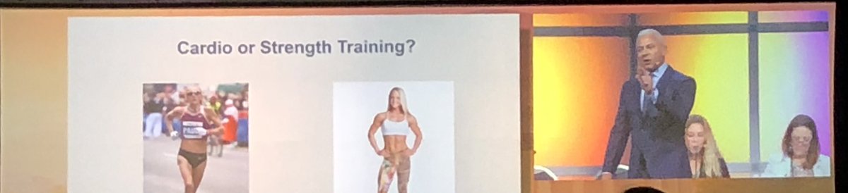 What’s going to get you the metabolic support you need to maintain weight loss?  What type of activity will support it?! 🏃🏼‍♀️vs🏋️‍♂️🏋️‍♂️Resistance training is the answer✅! Not 🚫beating yourself up on the treadmill = depletion of muscle mass #FNCE #EatRight #fitness #health #weightloss
