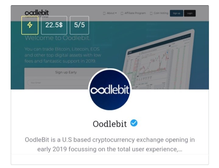 #Airdrop
Oodlebit
⭐⭐⭐⭐⭐5/5

👉Link to join t.me/OodlebitFinalA…

💲Price 22.5$

🙏How to guide earn.desi/listing/oodleb…

Do check out our website we will have giveaway contest soon

#crypto #airdrops #freetoken #money #coins #btc #eth #giveaway #token #oodlebit #earn #free