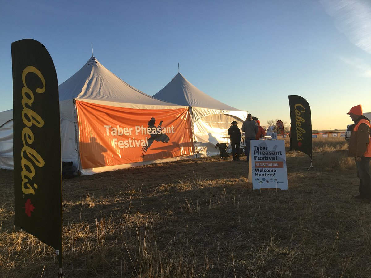 ConserveAlberta's tweet photo. We are all set up for the second day of the Cabela’s Novice Shoot!

Thanks to @Cabelascanada for their support of the event. https://t.co/mfqzypVUbO
