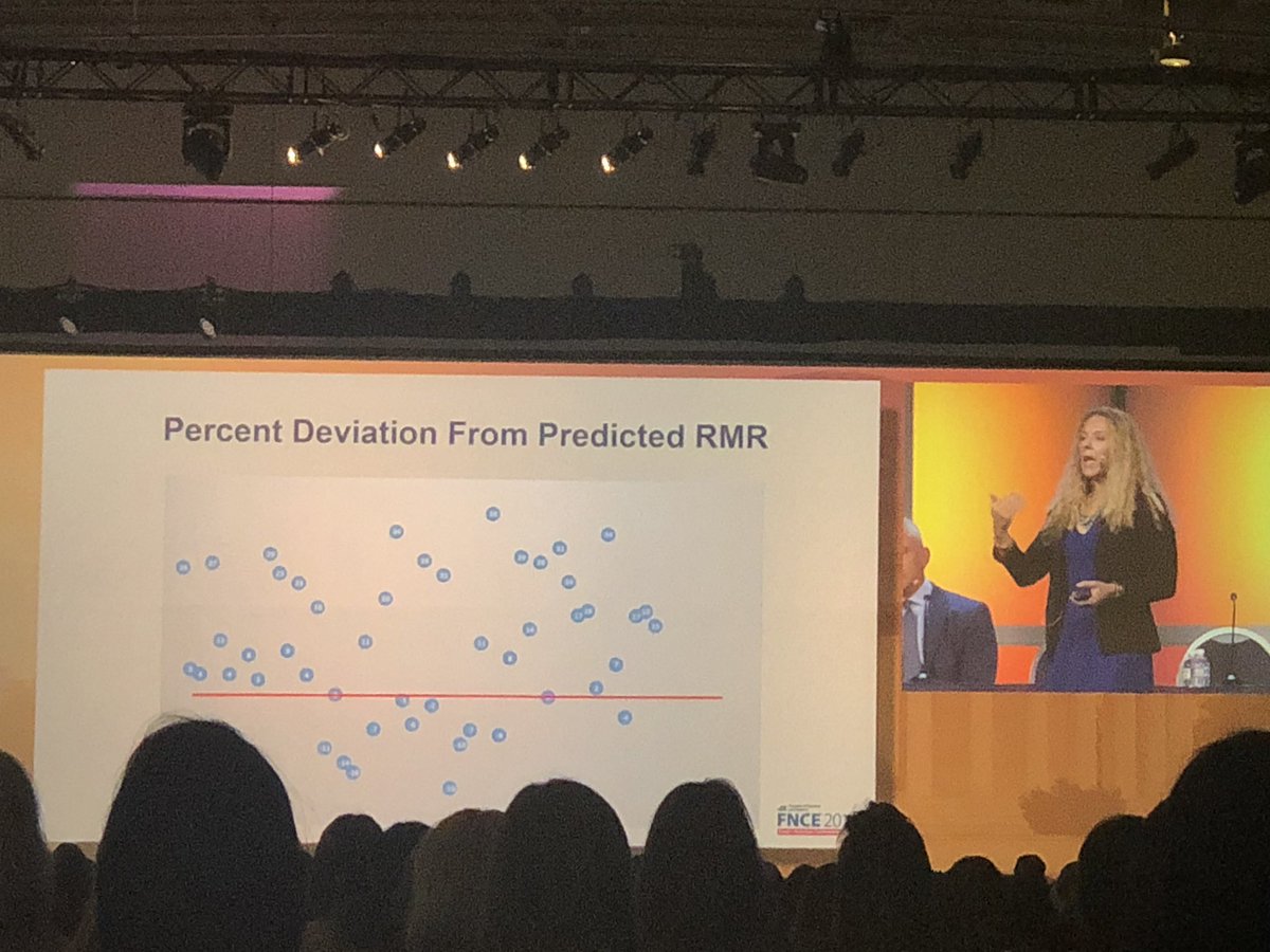 There is no way you can look at someone and predict their metabolism #FNCE rmr matters-measure it! #metabolismmatters