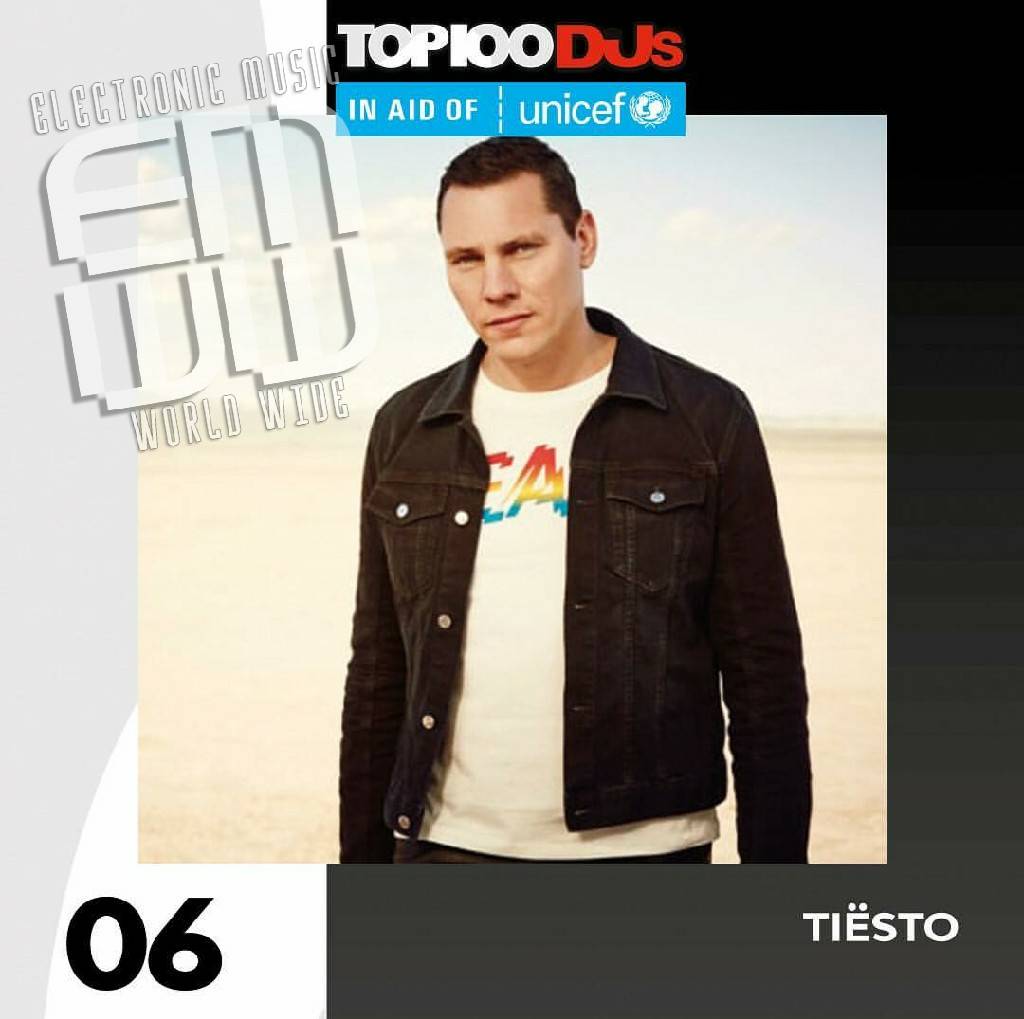 #Tiësto no 6 #Top100Djs #Top100DjMag #EMWW #EDM #Tiesto