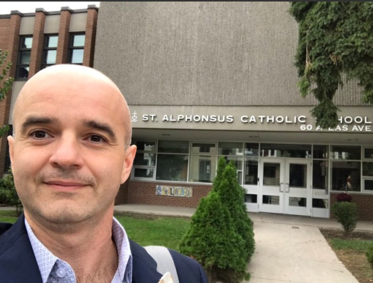joemihevc's tweet photo. Shoutout to @normsworld. Norm Di Pasquale has been one of my most consistent canvassers, but more importantly, he is running for TCDSB trustee in a massive downtown ward and he has not slowed down once! #ImWithNorm because he demonstrates what progressive Catholicism can be. https://t.co/julAGufYW0