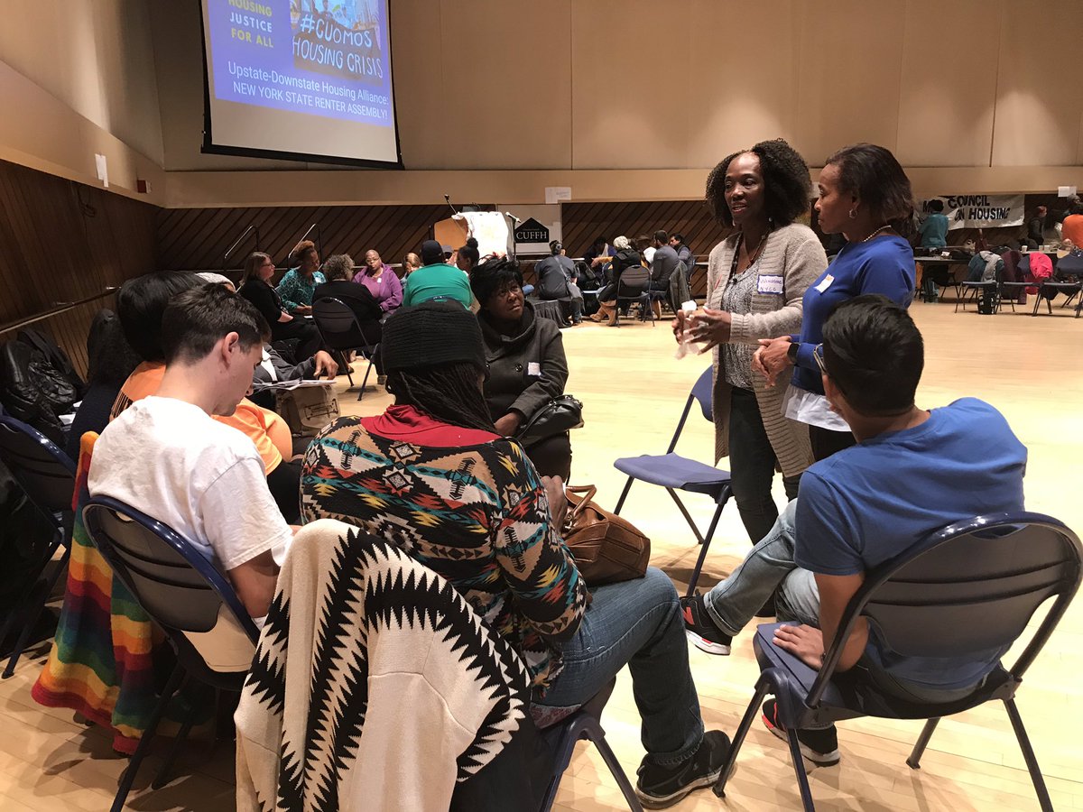 TenantPowerNY's tweet photo. In Rochester NY at the 4th Tenant Assembly Upstate Downstate Housing Alliance #universalrentcontrol #tenantpower @housing4allNY https://t.co/p9fc5sdUyY