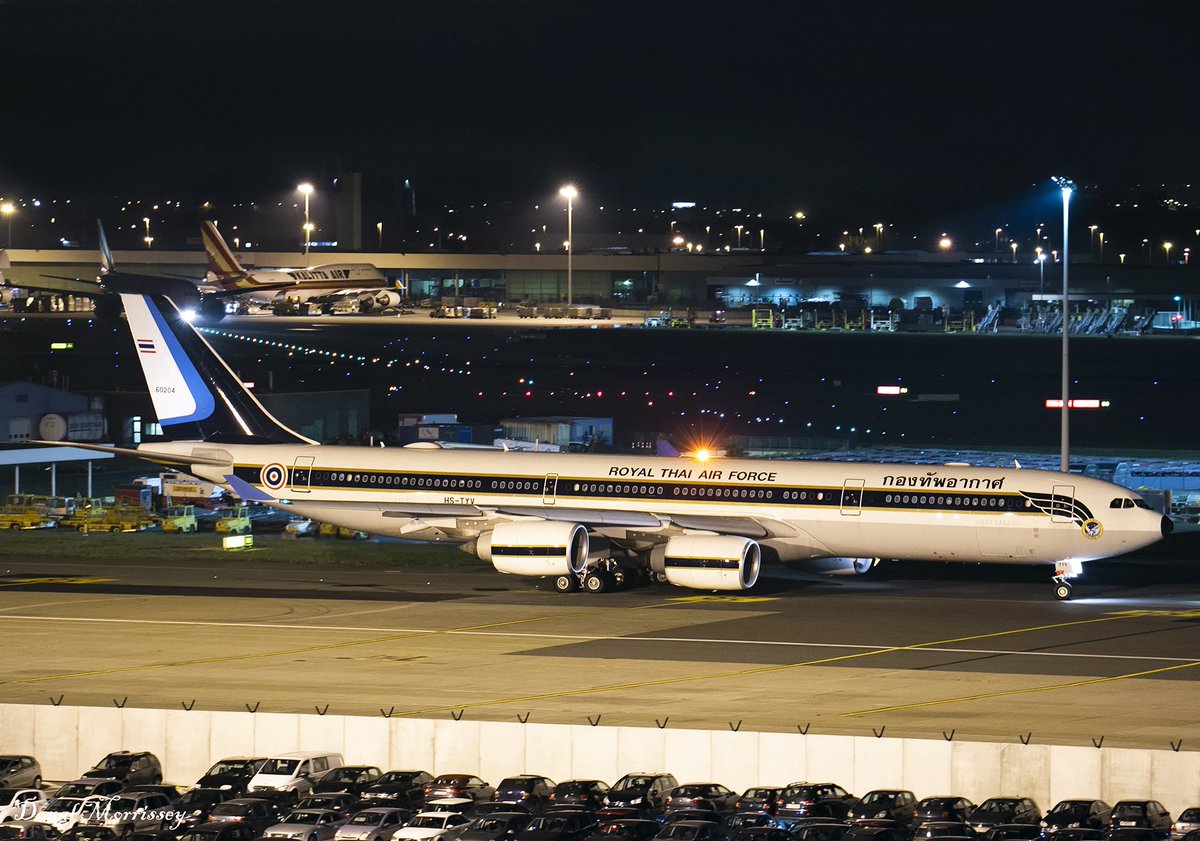 birrlad's tweet photo. Departing @BrusselsAirport after ASEM Summit @Airbus A340 of the Royal Thai Air Force with Prime Minister Prayut Chan-o-cha on board. #Avgeek #Aviation #Airbus #RoyalThaiAirForce #Government #Thailand #asem2018 #nightphotography #Brussels https://t.co/SIA8CYc1Xh