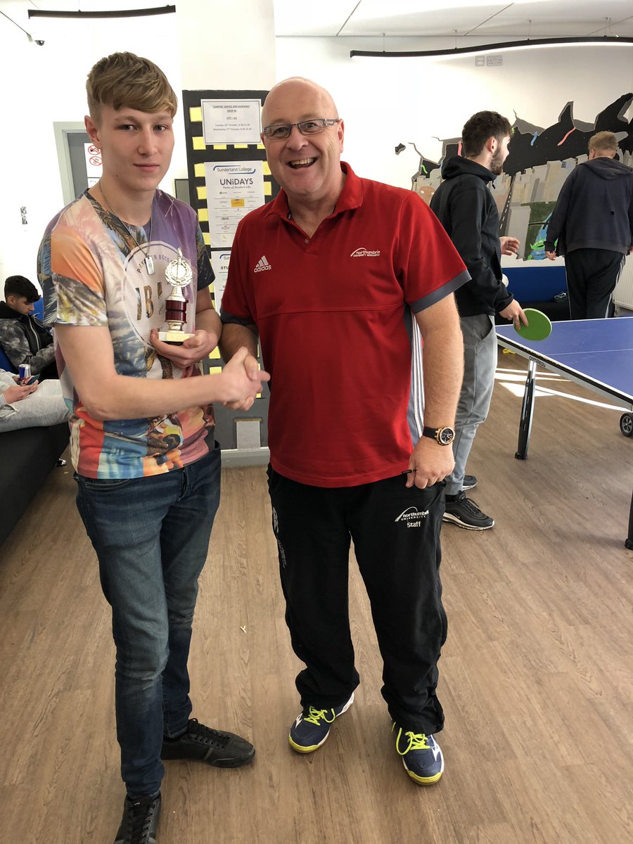 Big congratulations to Reece Robson on securing the trophy at city campus table tennis event -winning 3 in a row he gets to take the trophy home - nice to see him and Jordan attend the beacon of light sessions on a Friday evening we ll done Reece keep practicing 🏓