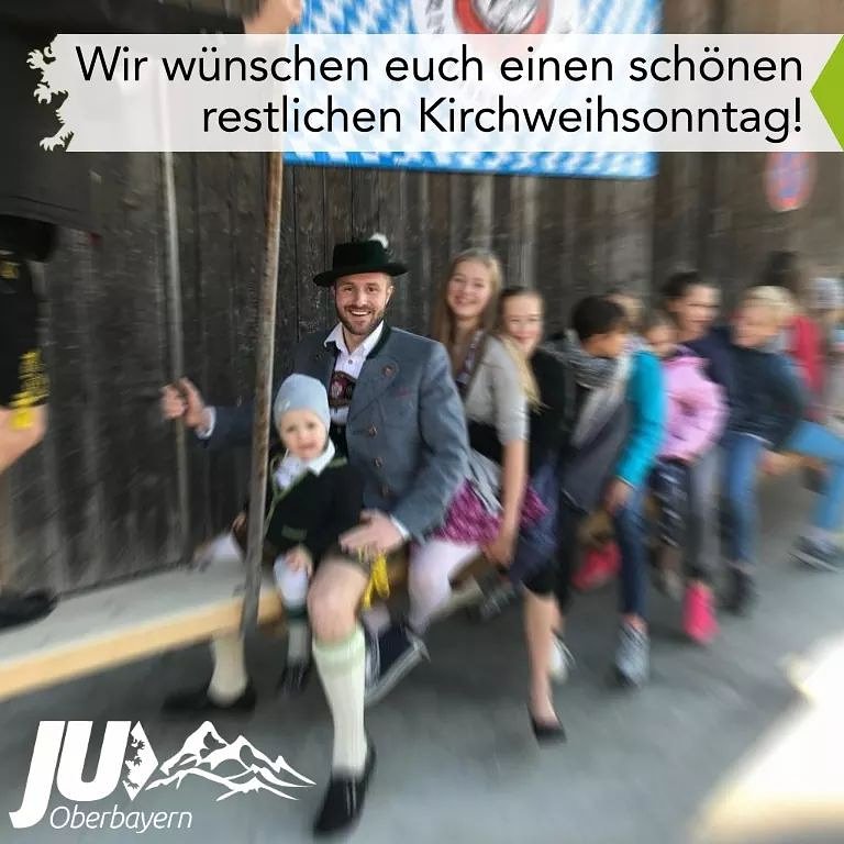 ju_oberbayern's tweet photo. Wir wünschen euch einen schönen Kirchweihsonntag. :)
#Kirchweih #Kirta #Bayern #Brauchtum #CSU #Tradition #juobb https://t.co/WSCLQRLLuX