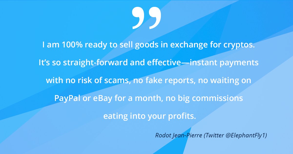storiqa's tweet photo. You want to pay with #cryptocurrencies… but are sellers ready to accept payments in #crypto? 🤔

You thought about it, didn’t you? 😄 Look at the seller’s opinion below - there are real stories how sellers are ready for cryptocurrencies: https://t.co/wepu0ysr4Y