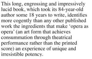 - Stephen Hastings in <a href="/operamagazine/">Opera with Opera News</a> on #OPERA AS OPERA: A STATE OF THE #ART by Conrad L. Osborne. If you are a subscriber, you can access the full article here: reader.exacteditions.com/issues/66695/s… … 

(To order the book, please visit: seattlebookcompany.com/opera-as-opera…)