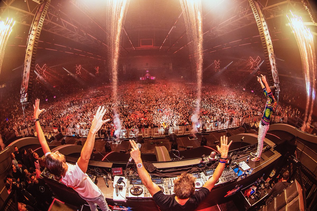 Yesterday was crazy! Not only did we get to headline a 40.000 people sold-out arena with a back-to-back set alsongside our boy <a href="/DavidGuetta/">David Guetta</a>... we also got voted #2 best Dj’s of the World 🌍 Major thanks to all of you all over the world ❤️<a href="/likemike/">LIKE MIKE</a>