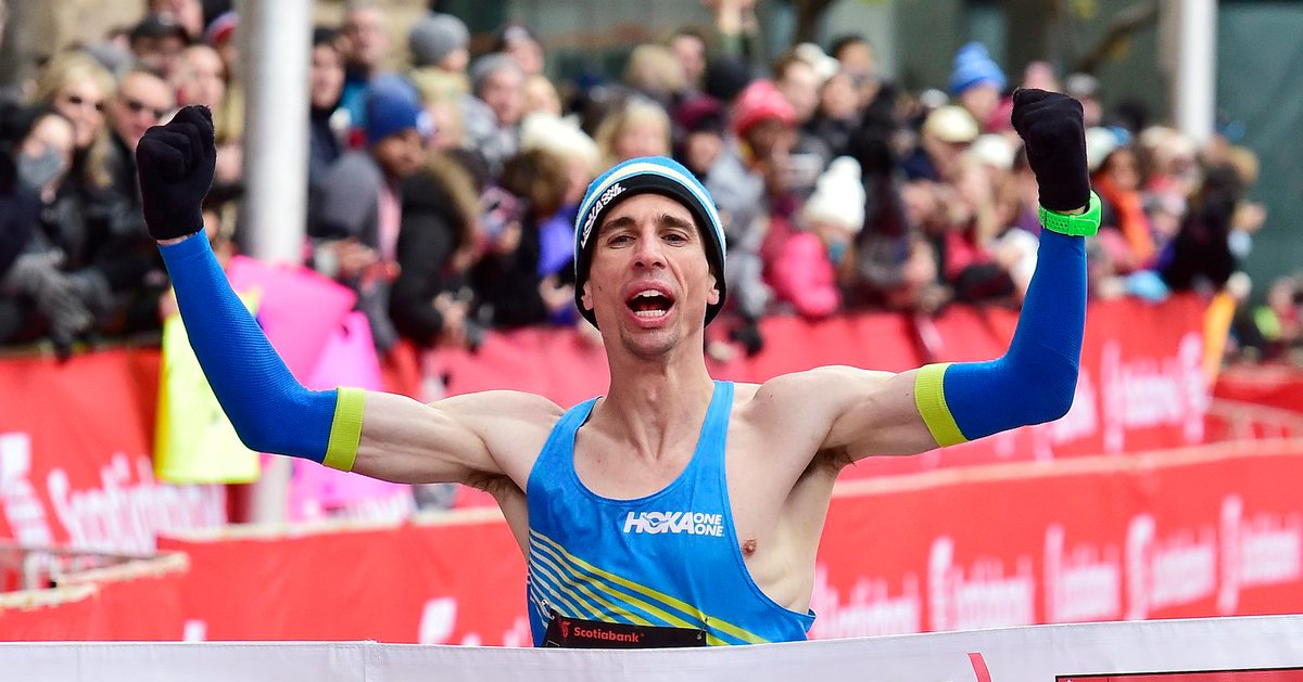 A new #TeamCanada record!

<a href="/CamLevins/">Cam Levins</a> has set a new 🇨🇦 marathon record🏃‍♂️💨, in his marathon debut, finishing the Toronto Waterfront Marathon in 2:09:22 👏🍾

📸 <a href="/RunCRS/">CanadaRunningSeries</a>