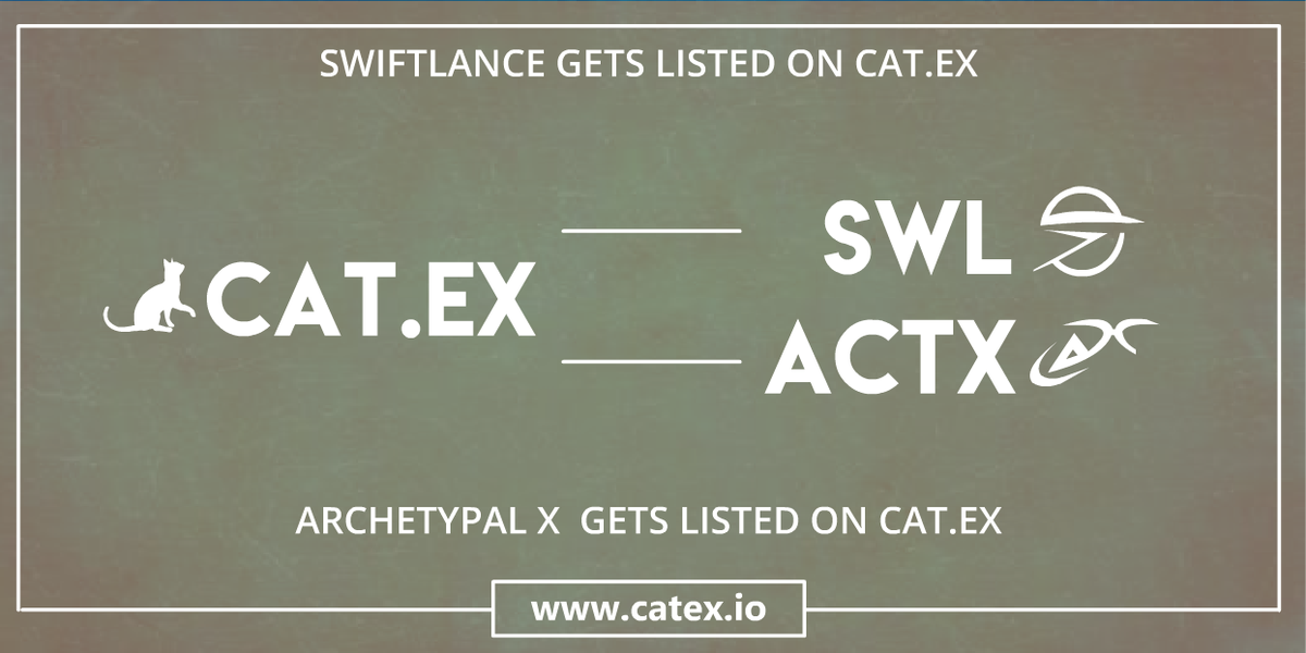 catexofficial's tweet photo. Dear all,

ACTX airdrop for SWL and CATT holders will be based on the snapshot of 08:00 AM Oct 22 (UTC). The airdrop details, please refer to the following announcement

https://t.co/sj4qN9LJsC

Thanks. https://t.co/Lrjdc1qGVZ