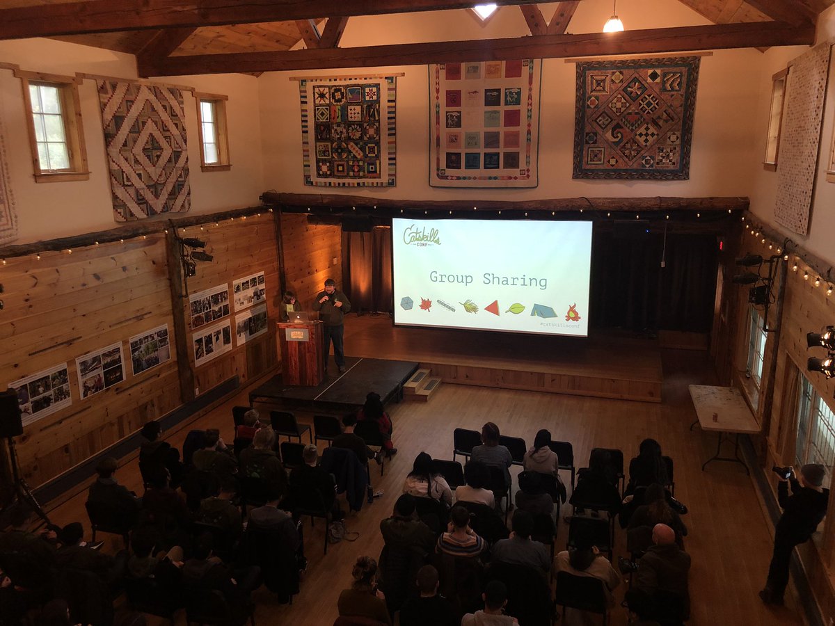 "The reason we did this #catskillsconf was for the benifit for the people" <a href="/kalekaposhilin/">Kale Kaposhilin</a> one of the Catskills conf founders. 
We are so glad and happy that everyone came to this year's conference and bonded together