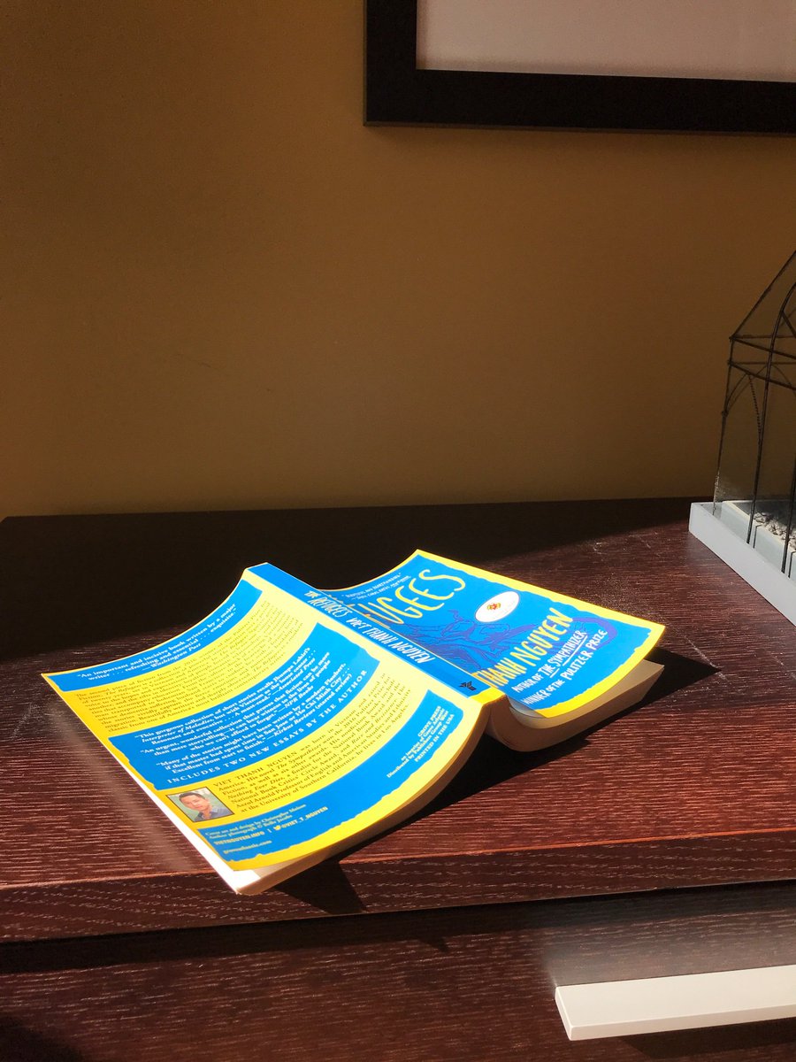 DaryleWilliams's tweet photo. A beautiful Sunday morning to read such wonderful, meaningful stories of immigrant lives. Cannot wait for Tues Dean’s-Petrou lecture. #IAmARHU @UMDEnglish @umd_arhu #firstyearbook #therefugees https://t.co/9tklWxUEw5