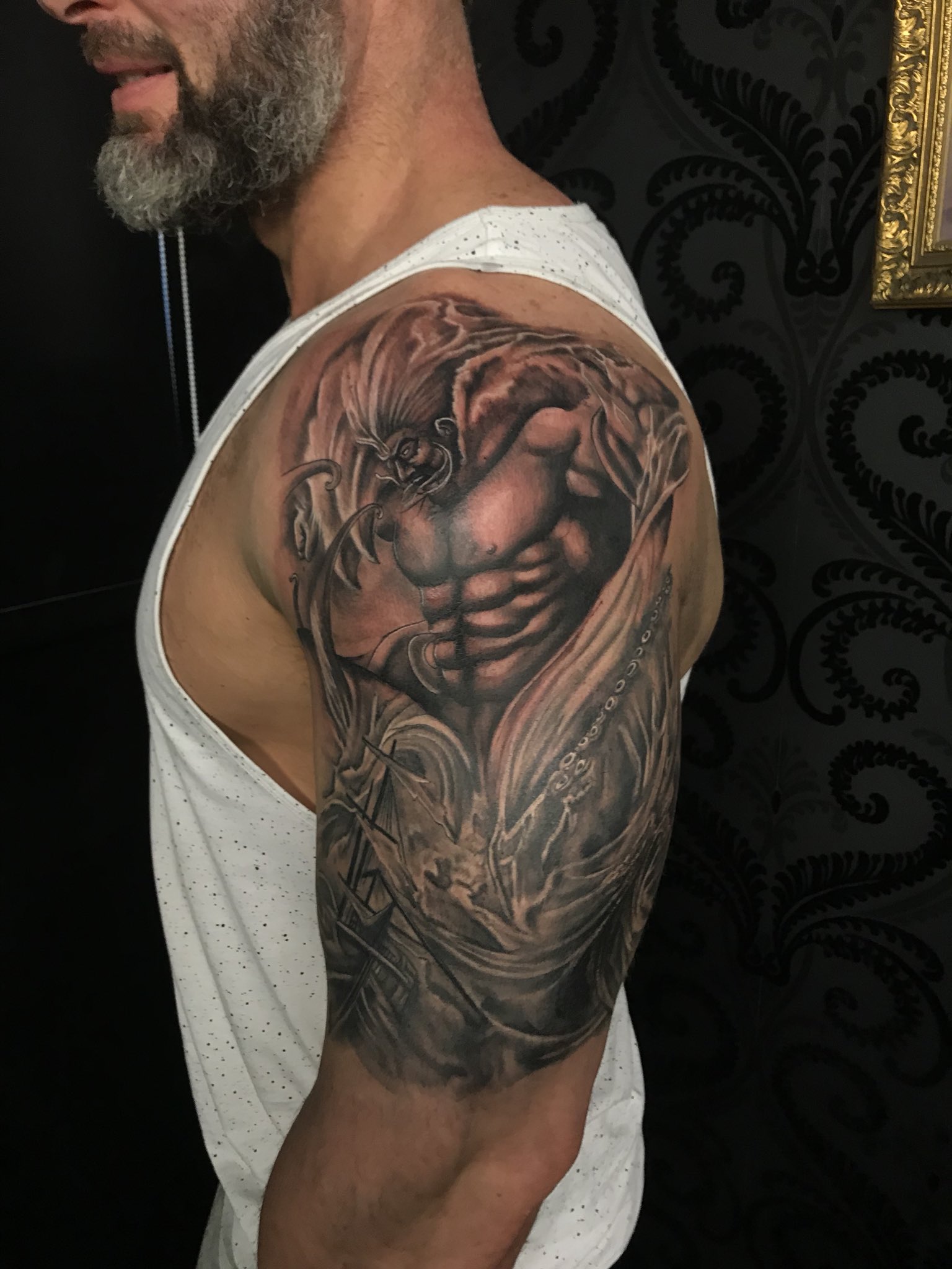 Poseidon tattoo  All Things Tattoo