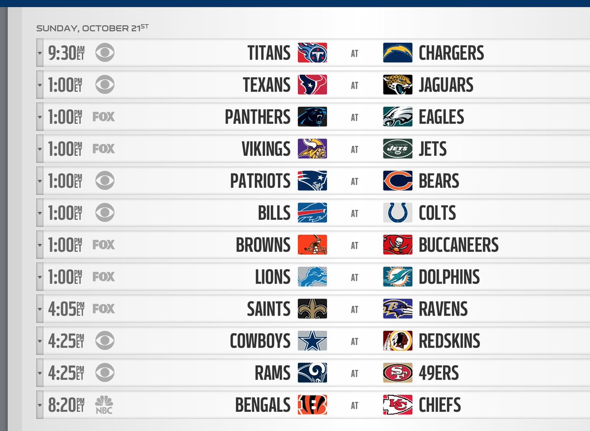 FDPlayBook's tweet photo. Your NFL schedule has already started across the pond. Enjoy the games!
#LACvsTEN #HOUvsJAX #CARvsPHI #MINvsNYJ #NEvsCHI #BUFvIND #clevelandbrowns #DETvsMIA #RavensFlock #DALvsWAS #LARams #LARvsSF #CINvsKC @ourturffb https://t.co/SqYLlH0Mjq