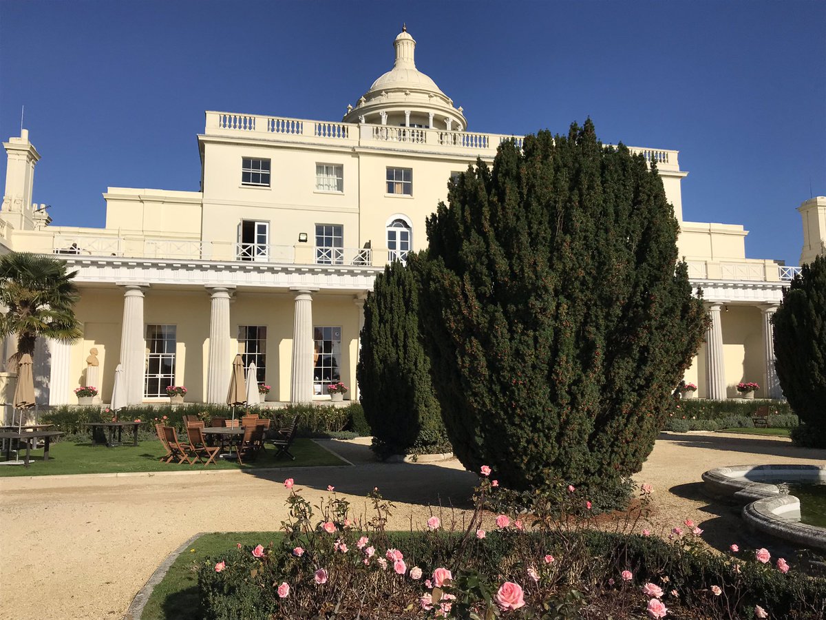 Nickfarrow9's tweet photo. @StokePark is really a wonderful place! Regal, steeped in #history, used in various #movies and a luxurious #hotel! On a sunny day it can’t be beaten! Will def be back! https://t.co/GEYZYYe8Dg