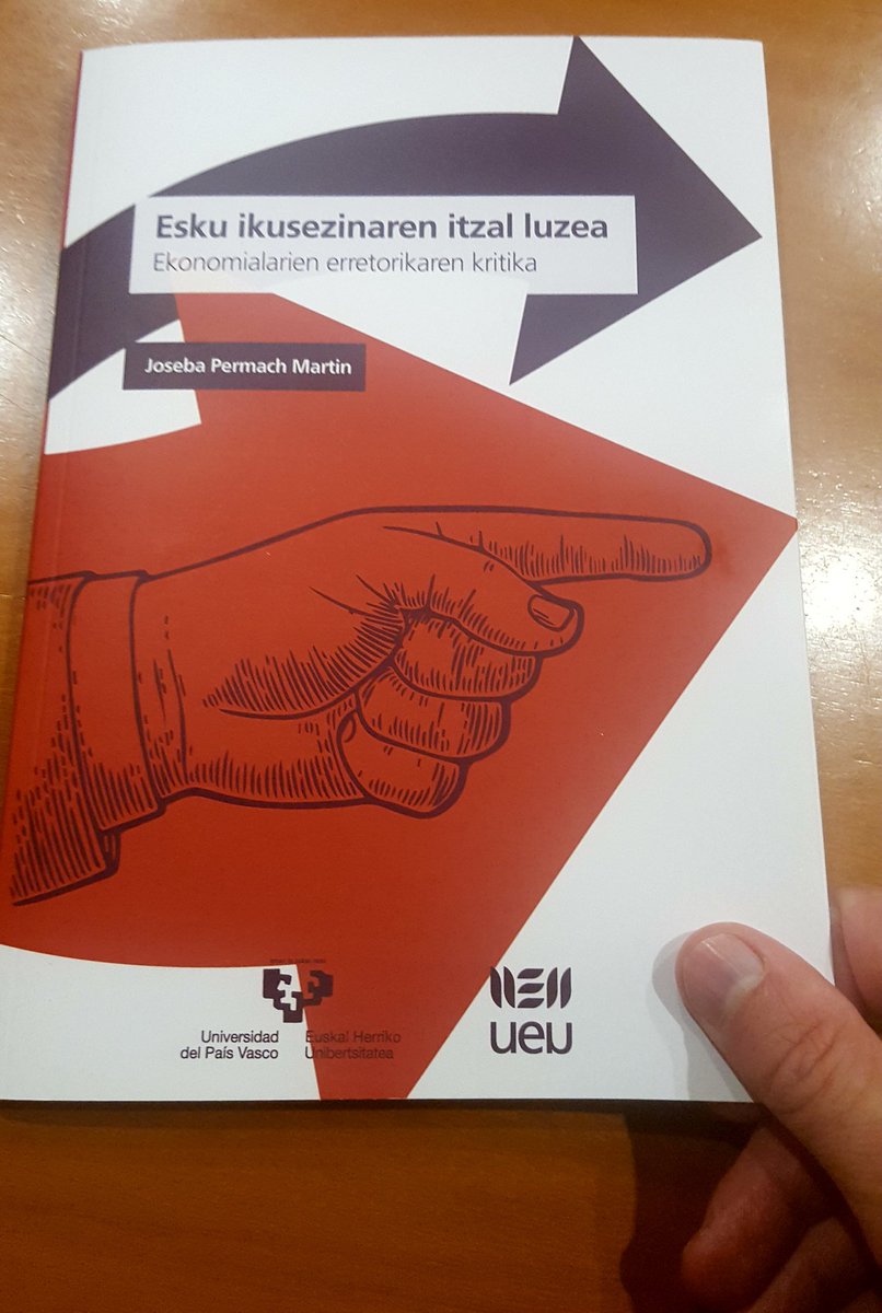 jpermach's tweet image. Egungo sistema ekonomikoak milioika gizon eta emakume pobreziara, langabezira eta prekarietatera kondenatzen ditu. Ekonomiaren diskurtsoak,oro har, berau zilegi egiten laguntzen du. Horretaz dihardu argitaratu dudan liburua.Irakurtzera animatzen bazara😉: ueu.eus/denda/ikusi/_e…