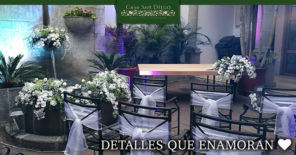 casasandiegom's tweet photo. ¿Boda civil? En Casa San Diego tu boda puede ser tan glamurosa como una boda religiosa, mucho más íntima y también muy divertida 😉

#Boda #Amor  #Felicidad #Morelia #Mexico https://t.co/PALLkxv6jK