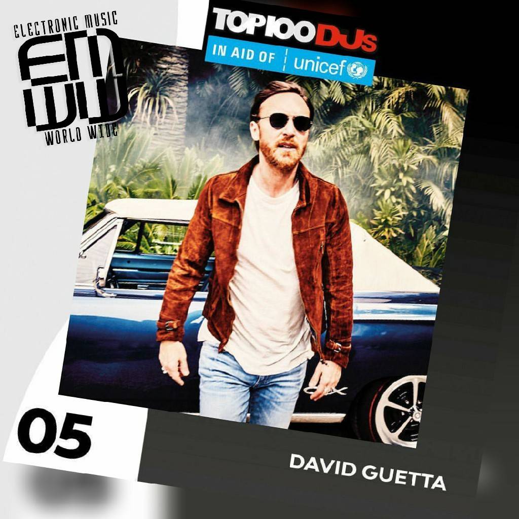 #DavidGuetta no. 5 #Top100Djs #Top100DjMag #EMWW #EDM