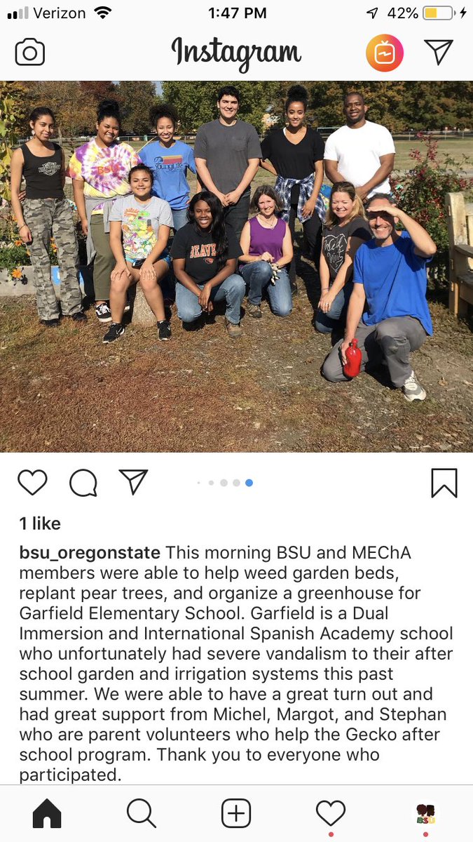 First community service project of the year🦋 Thank you to the BSU and MEChA members who participated.