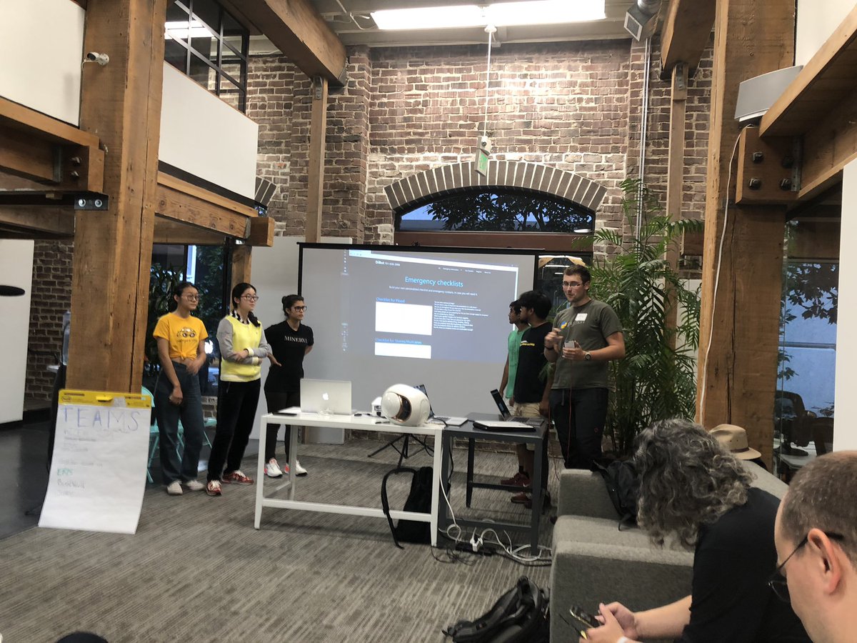 kuismatp's tweet photo. #Hackathon #AI #innovation #nasaspaceapps #SpaceAppsChallenge #Digitalist team #DiBot with an amazing #bot approach to disaster communication #thonmedia https://t.co/aiOrdG8Rgj