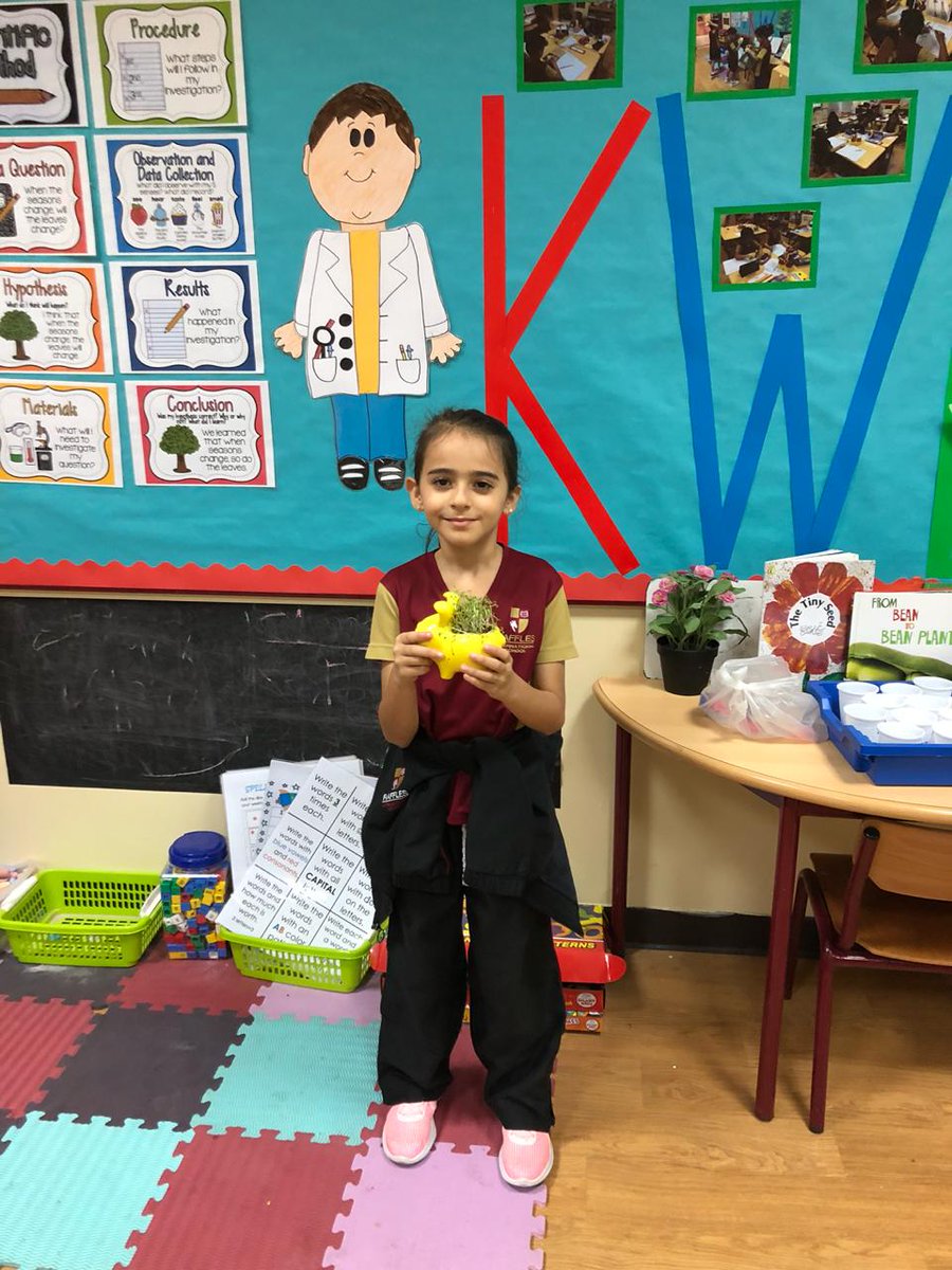 Budding Young Scientists showcasing their Budding Plant Projects in #rafflesISy3!  #rafflesISscience #RafflesISresponsibility