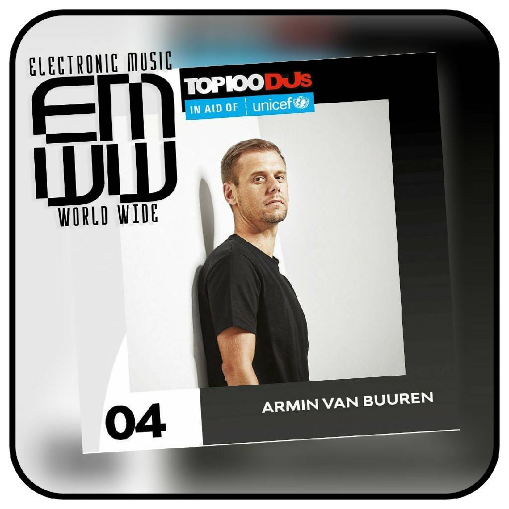#ArminVanBuuren no. 4 #Top100Djs #Top100DjMag #EMWW #EDM #TranceFamily
