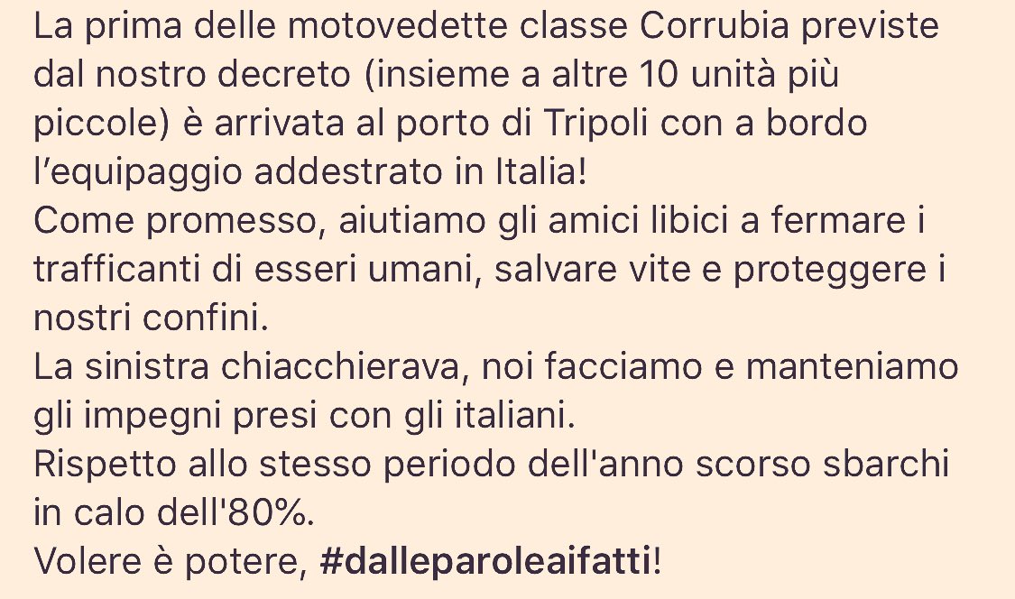 Matteo Salvini tweet media