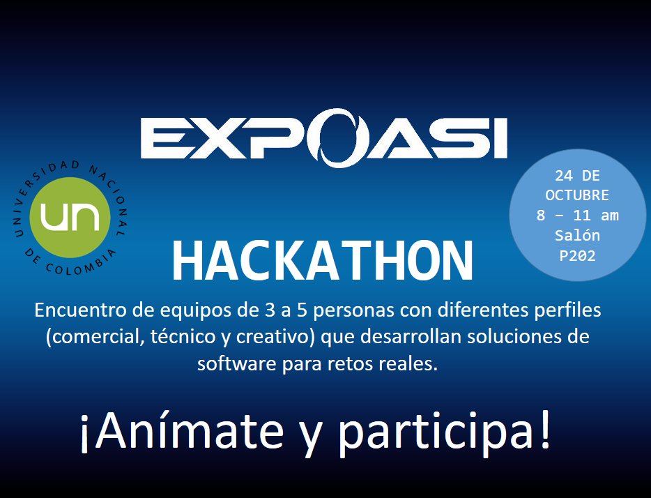 Estamos a contado días de empezar las capsulas #ExpoASI2018, no olvides inscribirte en la HACKATHON o cualquier otra de nuestras capsulas:

docs.google.com/forms/d/e/1FAI…